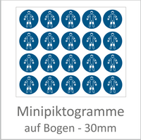 Minipikogramme DIN ISO 7010